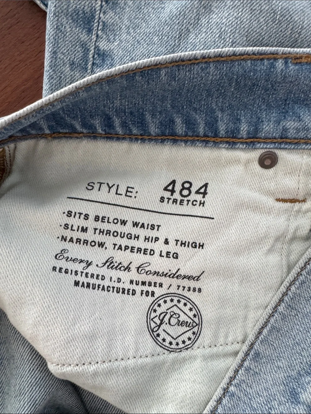 J. Crew Light Wash Men’s Jeans - Classic Straight slim Fit - 33x32